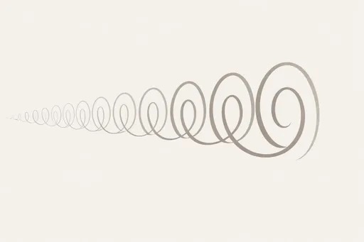 Abstract illustration representing how GLP-1 medications slow digestion